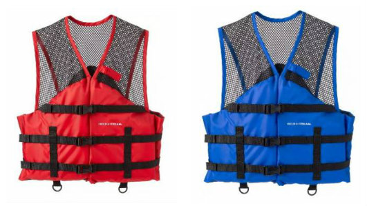 Field & Stream Adult Basic Mesh Fishing Angler Nylon Life Vest $9.99 (reg  $39.99) + Tons of Other Life Jacket Deals!