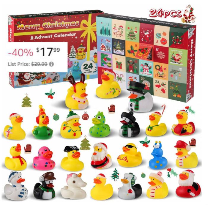 2024 Christmas Rubber Ducks Advent Calendar 17.99 (reg 29.99) Utah